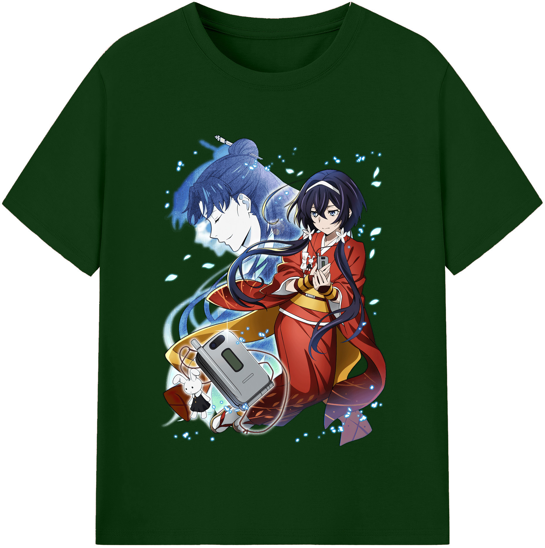 （画像用） 文豪ストレイドッグス Bungo Stray Dogs 綿100％半袖Tシャツ（フロントプリント）